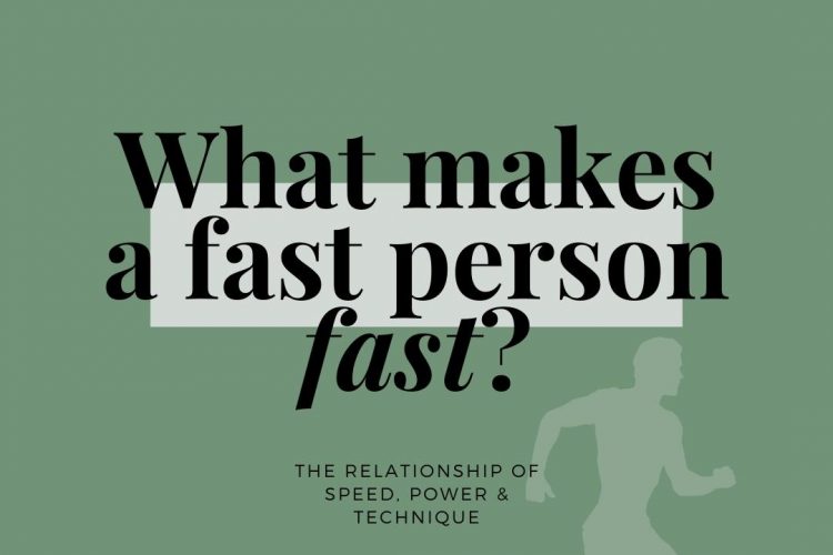 The Elements of Running Fast